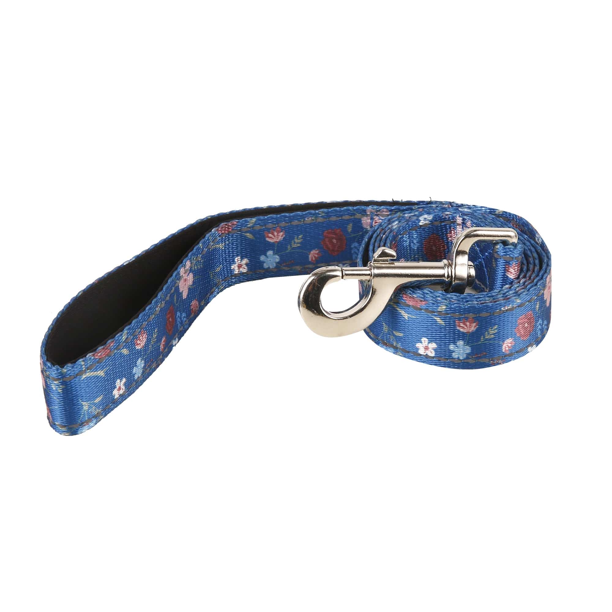 Eco Chic Eco Chic Recycled Dog Lead - Floral Navy