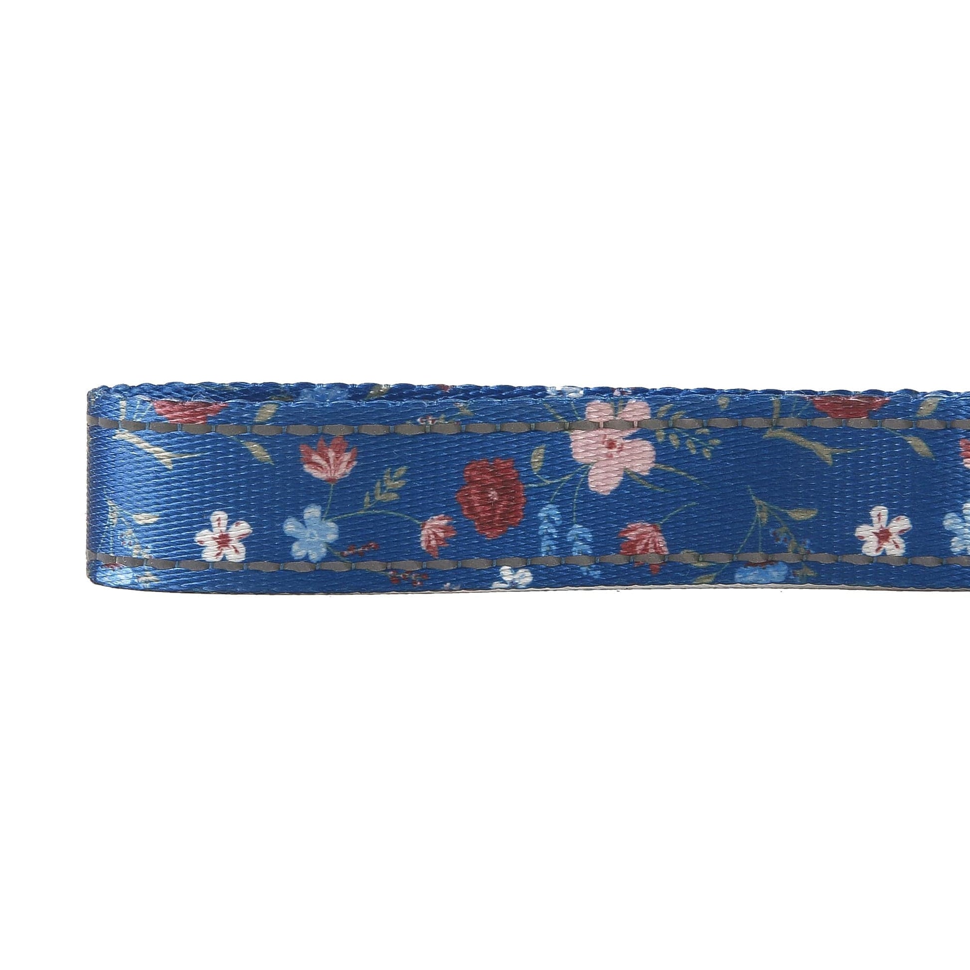 Eco Chic Eco Chic Recycled Dog Lead - Floral Navy