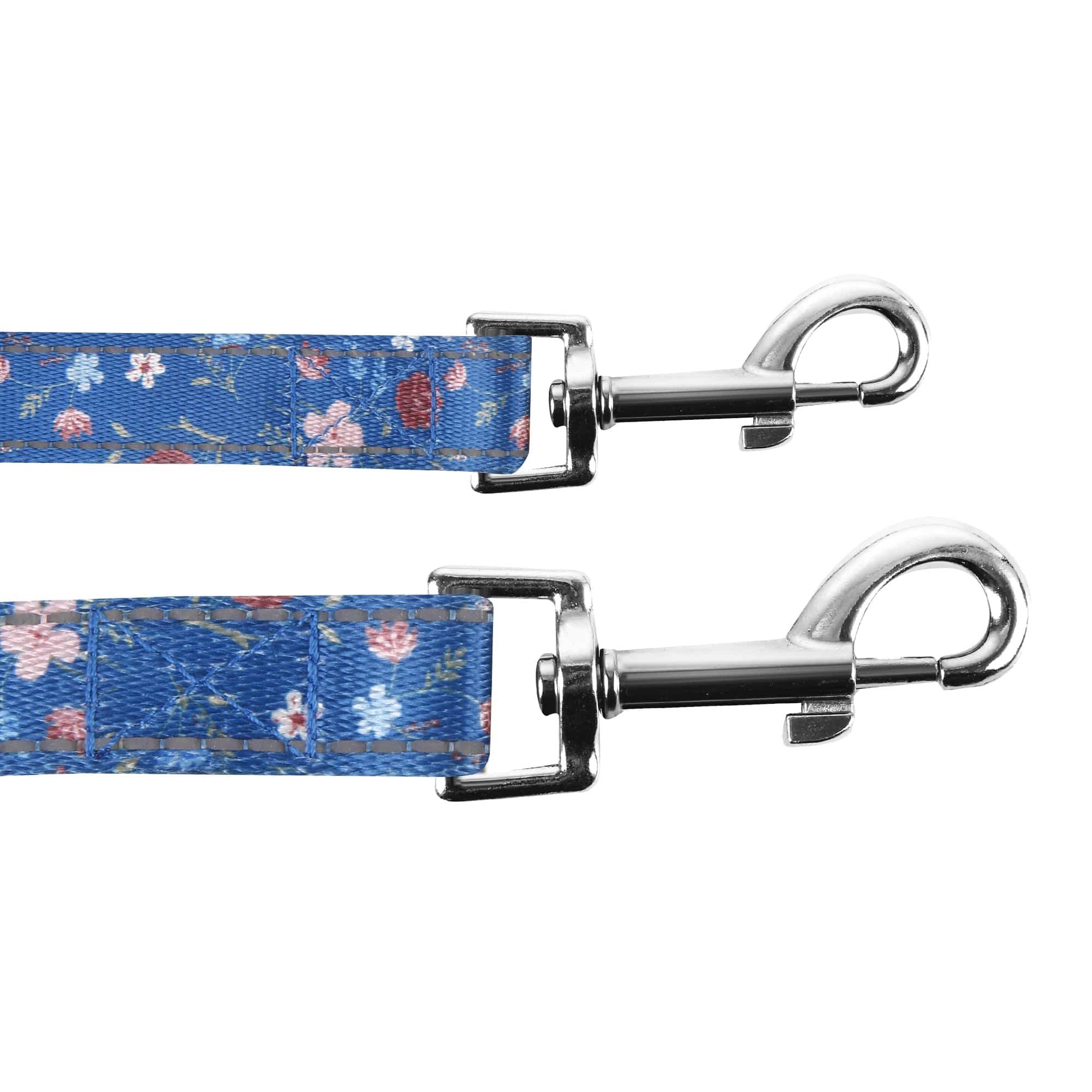 Eco Chic Eco Chic Recycled Dog Lead - Floral Navy