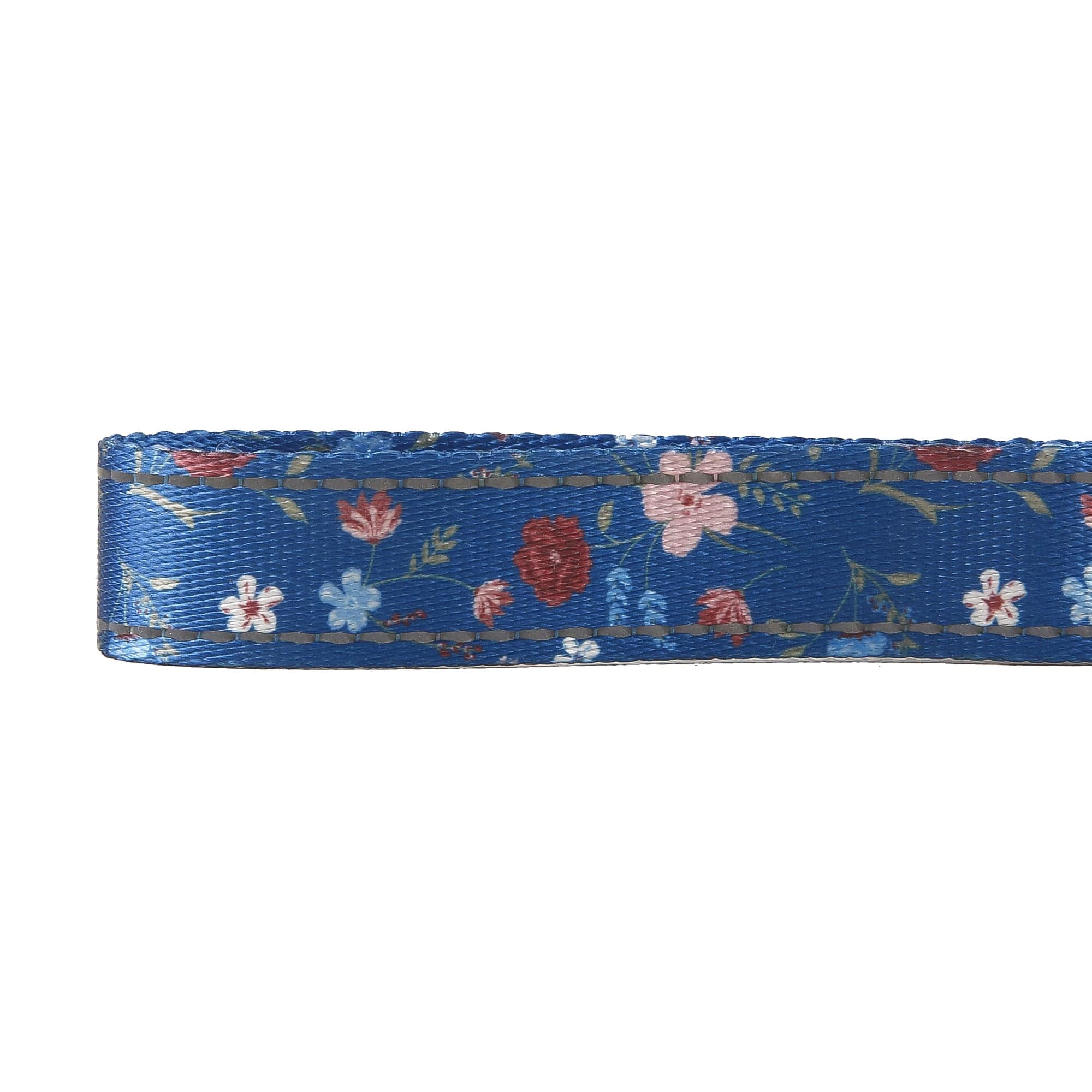 Eco Chic Eco Chic Recycled Dog Lead - Floral Navy
