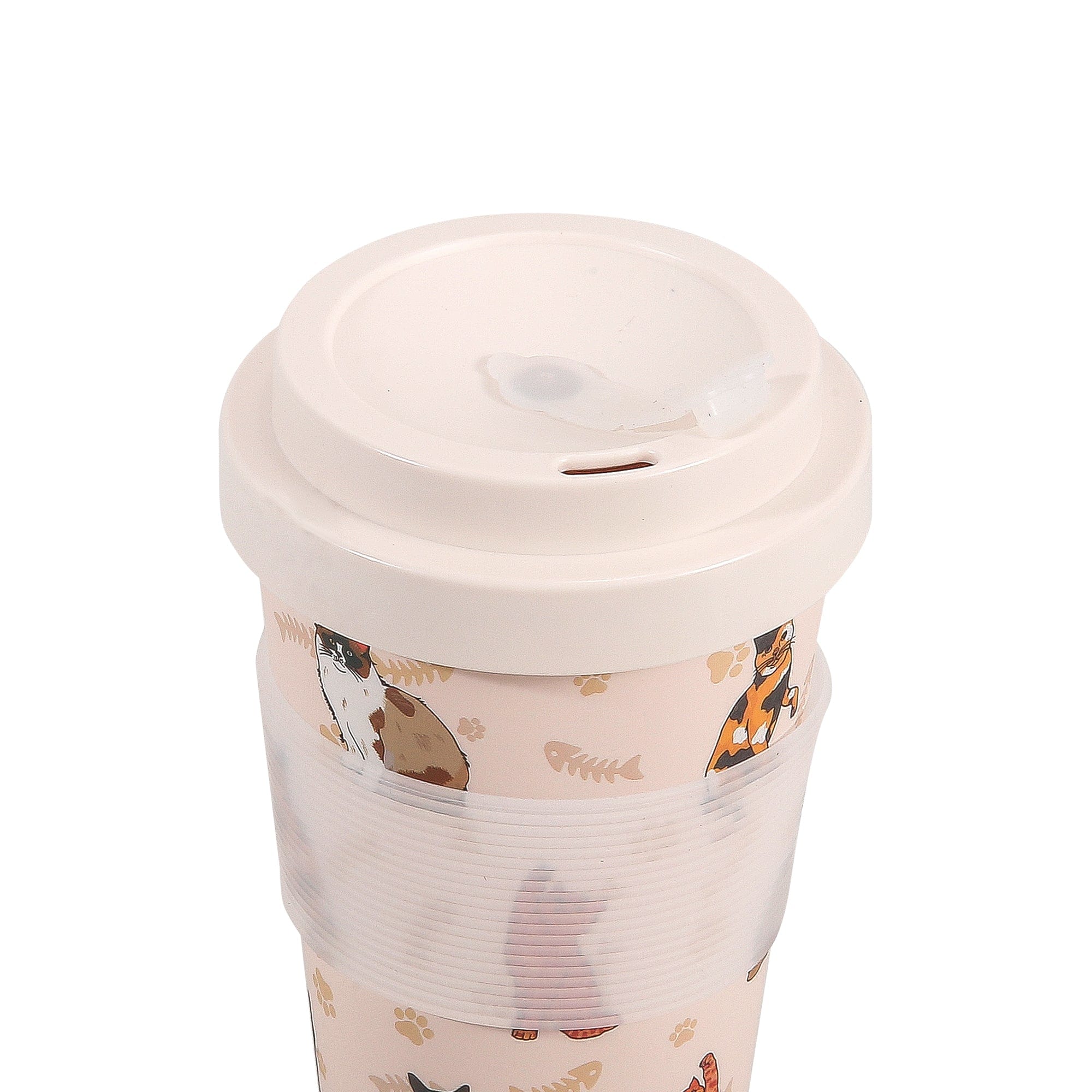 Eco Chic Eco Chic Recycled Travel Cup Beloved Cats
