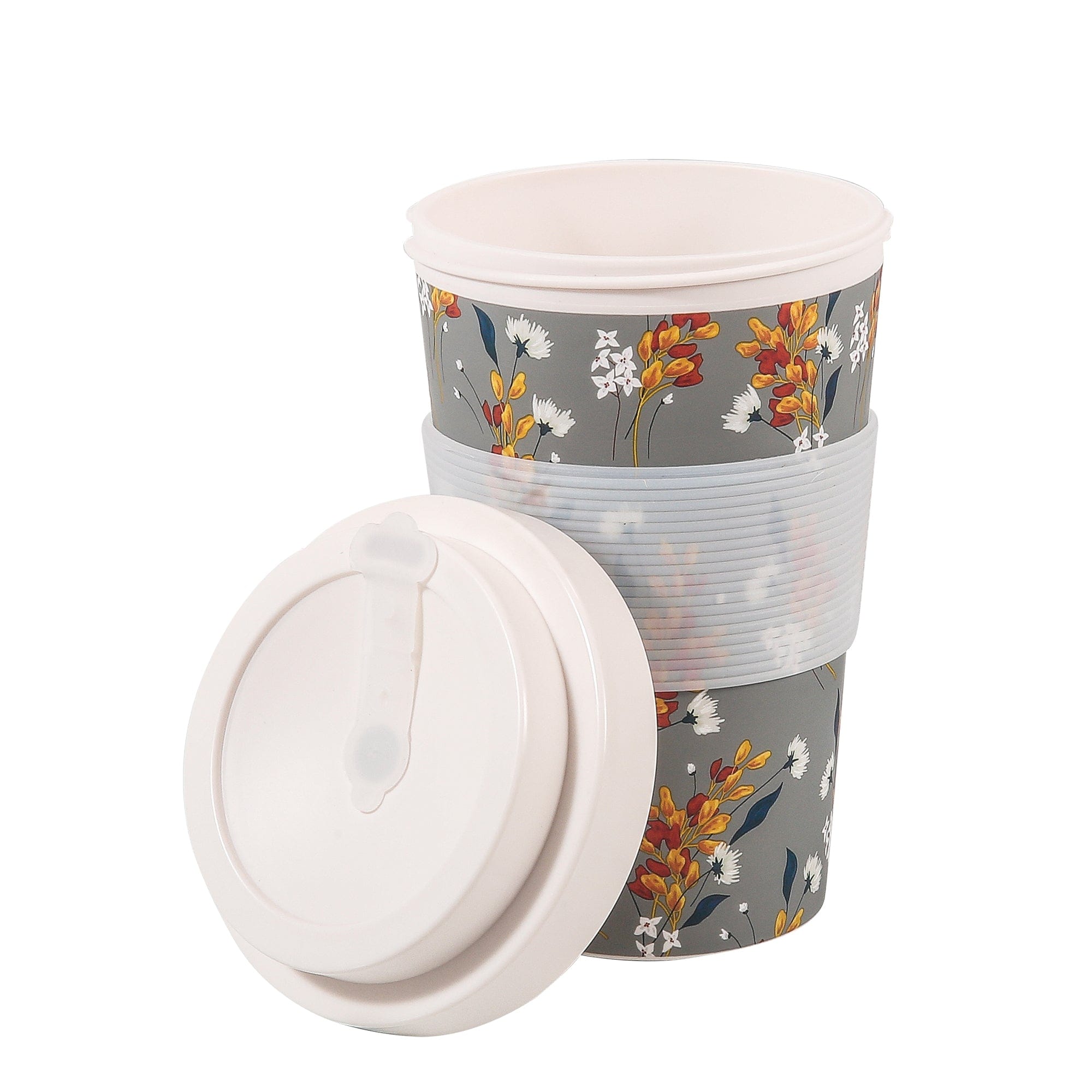 Eco Chic Eco Chic Recycled Travel Cup Flowers