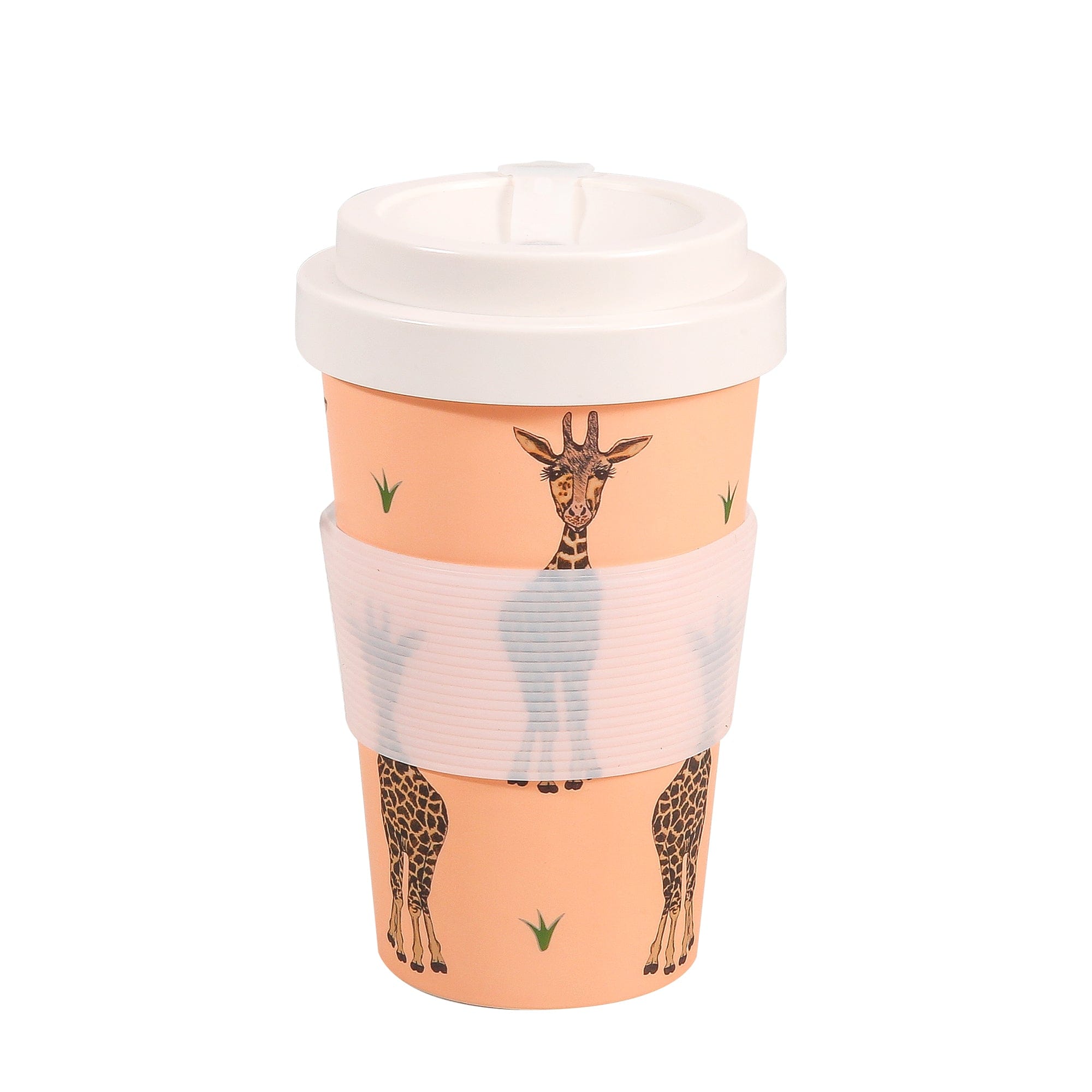 Eco Chic Eco Chic Recycled Travel Cup Giraffes