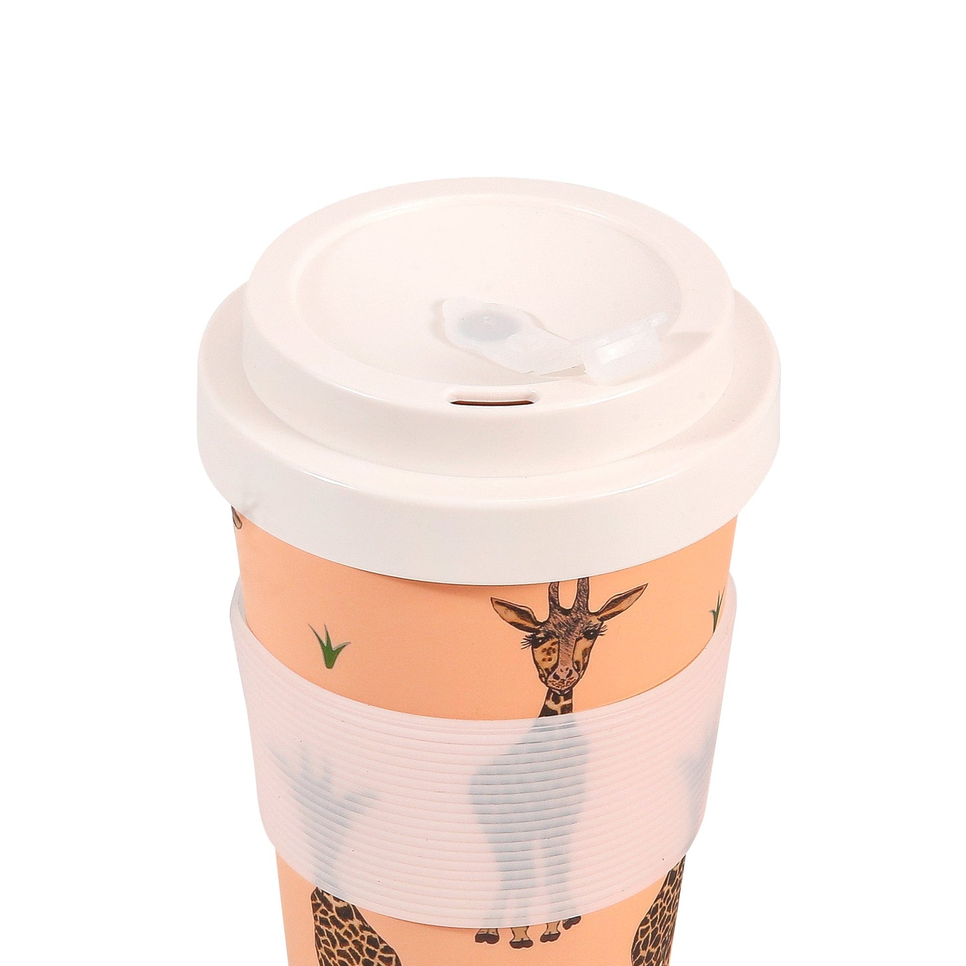 Eco Chic Eco Chic Recycled Travel Cup Giraffes