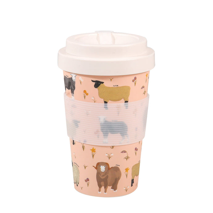 NR81BG - Eco Chic Recycled Travel Cup Sheep Realism – Faye UK Ltd