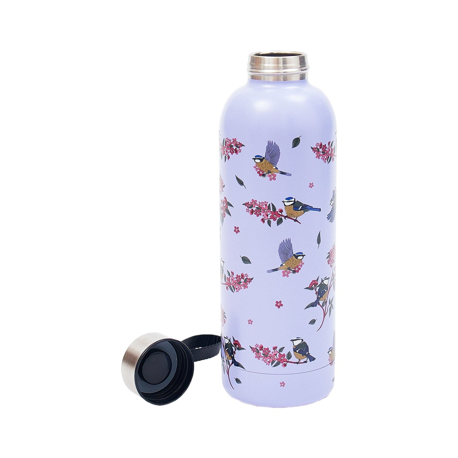 Eco Chic Eco Chic Thermal Bottle Blue Tits