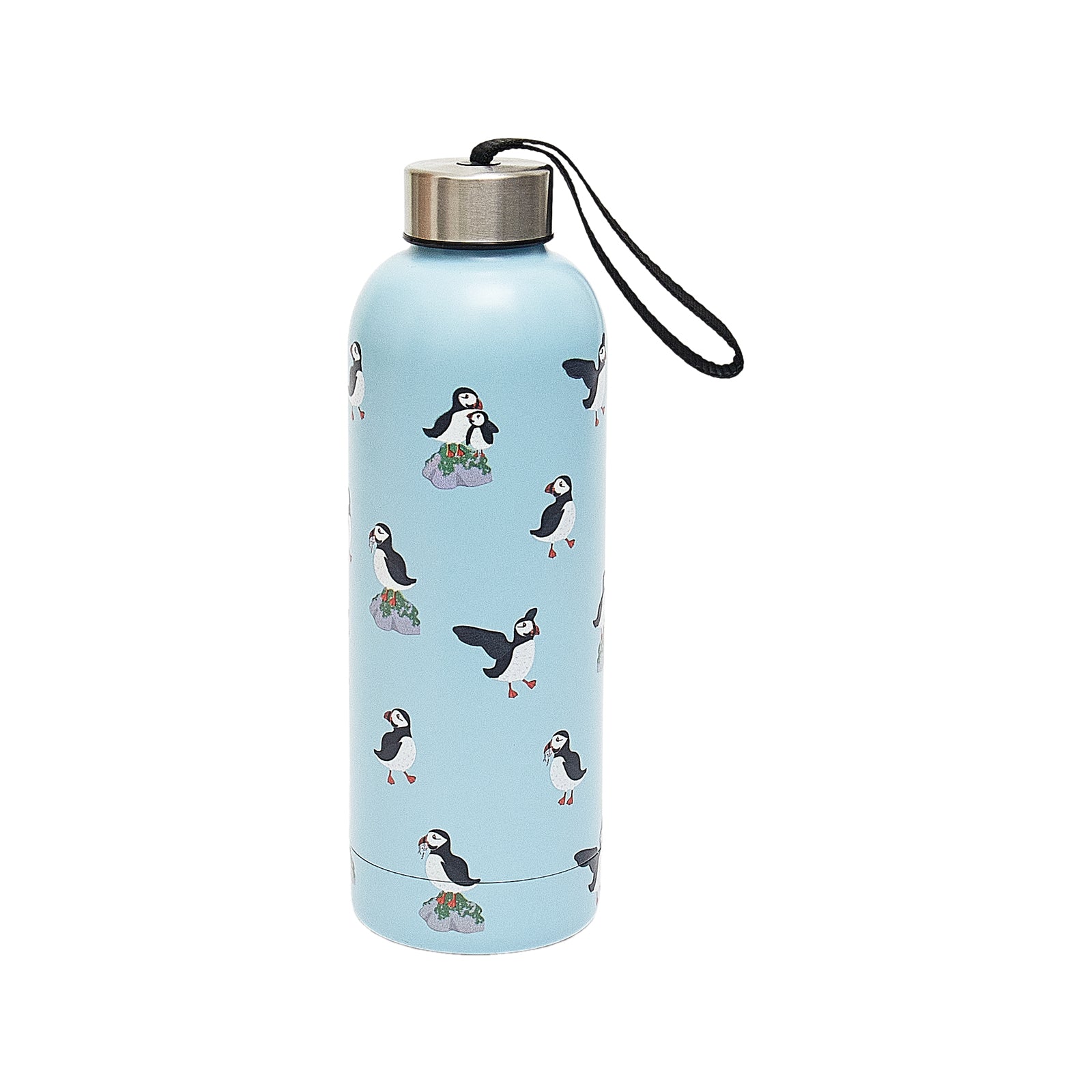 Eco Chic Eco Chic Thermal Bottle Multi Puffin