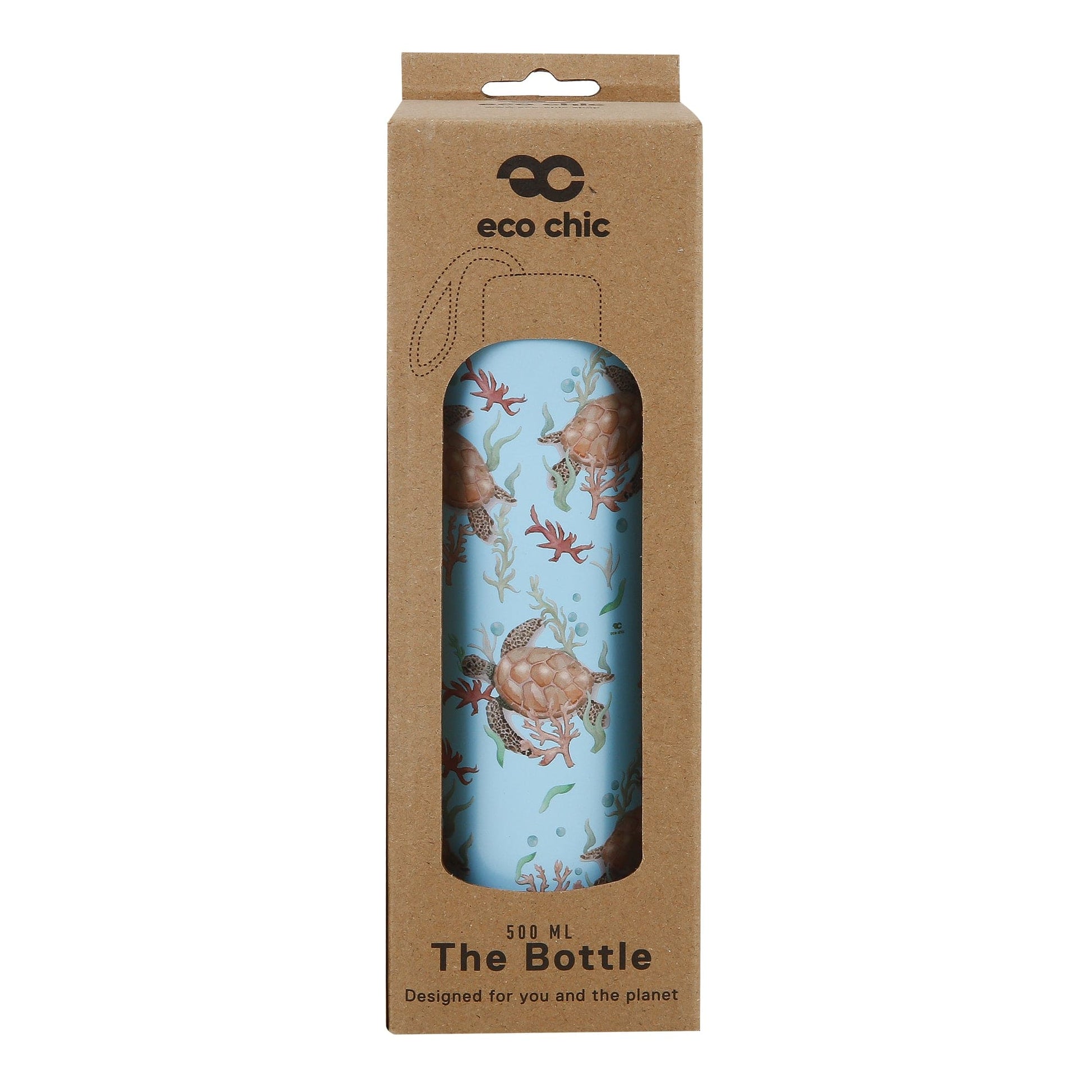 Eco Chic Eco Chic Thermal Bottle Sea Turtles