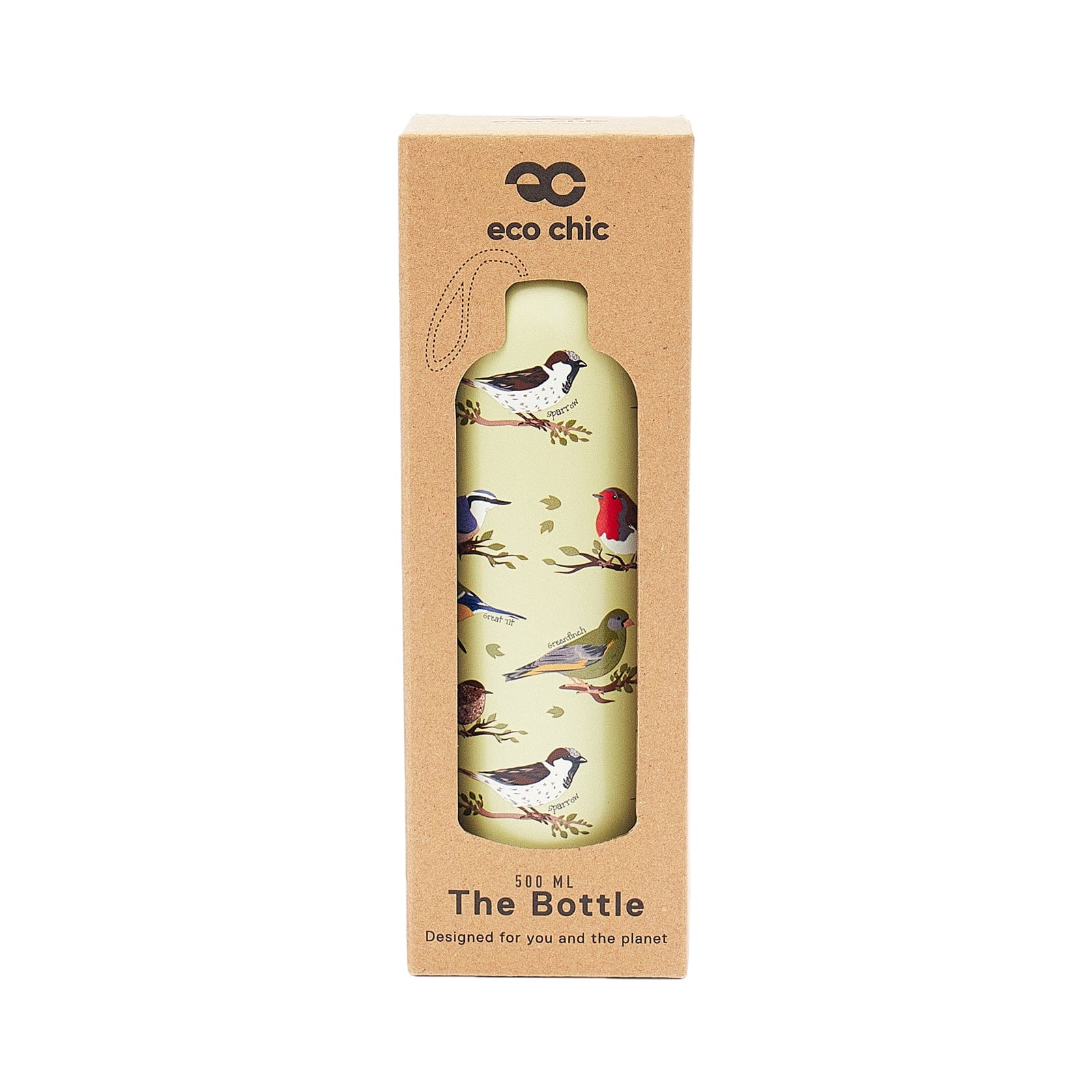 Eco Chic Eco Chic Thermal Bottle Wild Birds