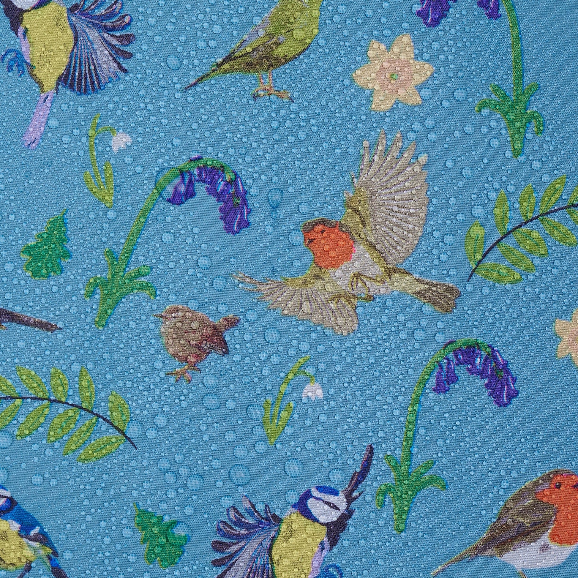 Eco Chic Eco Chic Waterproof Foldable Adult Poncho RSPB Birds