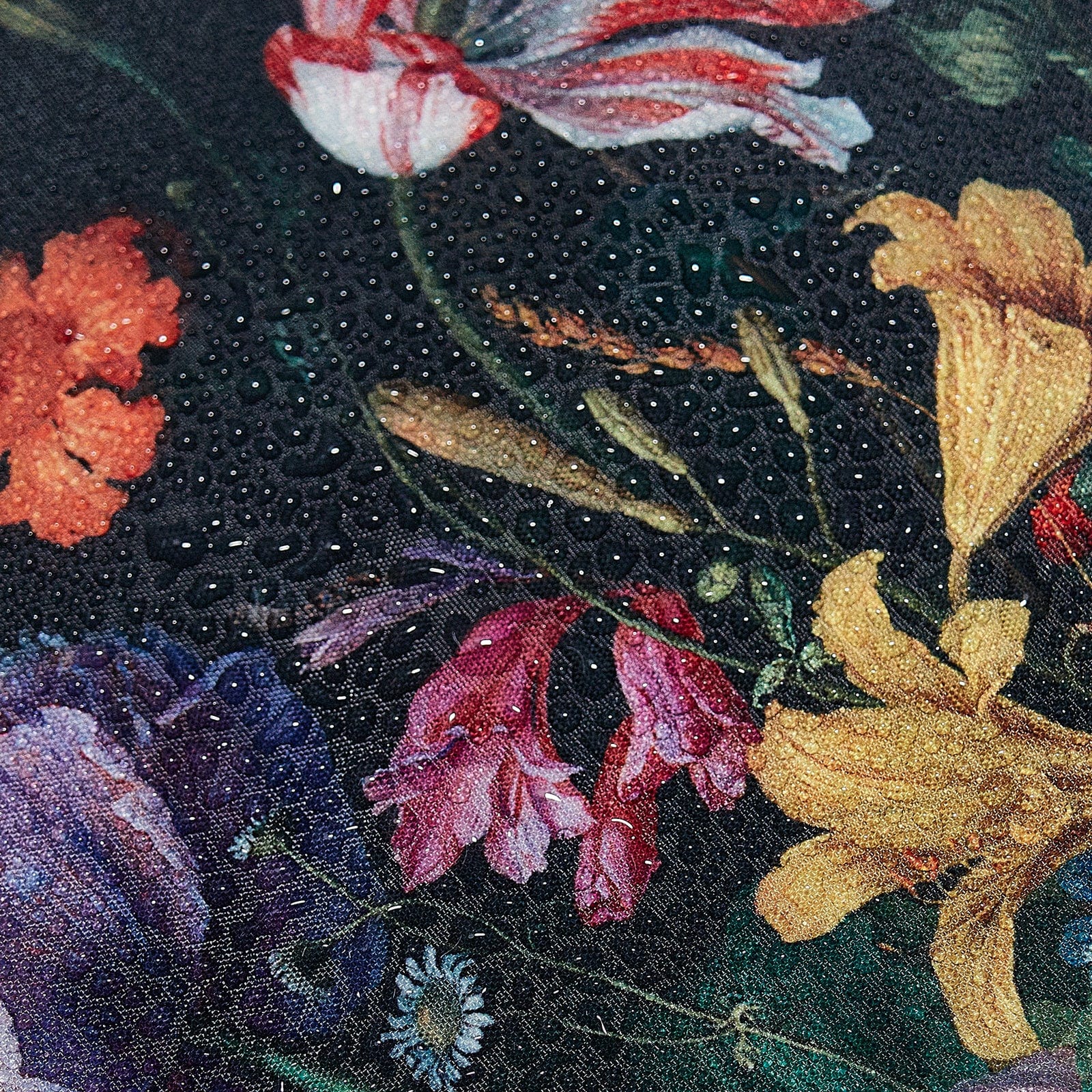 Eco Chic National Gallery Collection Large Foldable Shopping Bag - Flowers in a Glass Vase by Jacob van Walscapelle