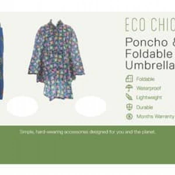 1021 Poncho & Mini Umbrella Header Board