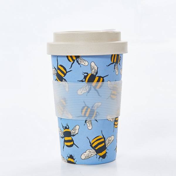 81010 Blue Bees Bamboo Cup Pack of 3