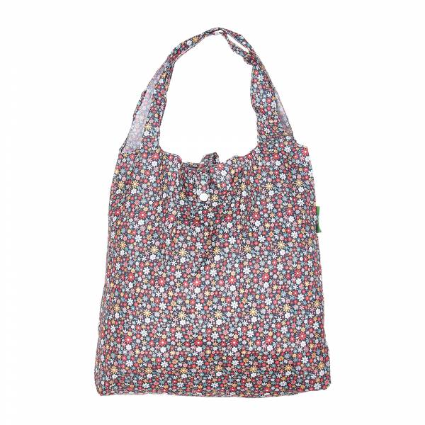 A04 Black Ditsy Shopper x2