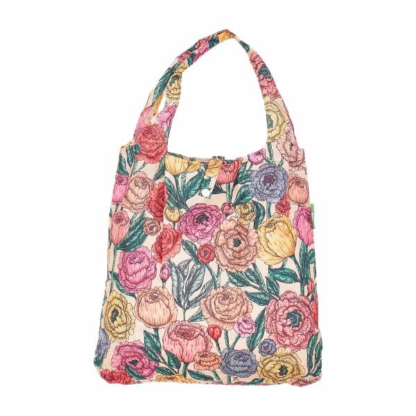 A11 Beige Peonies Shopper x2