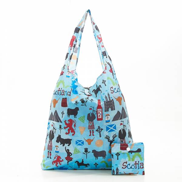 A24 Blue Scottish Montage Shopper x2