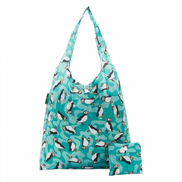 A29 Teal Puffin Shopper x2