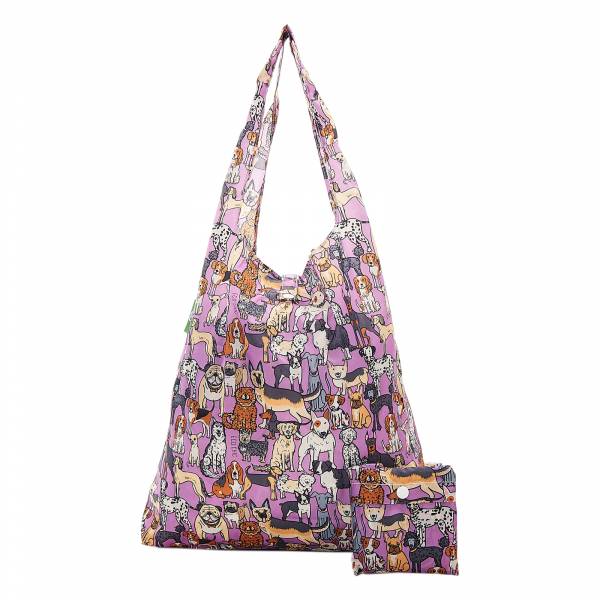 A33 Lilac Dogs Shopper x2