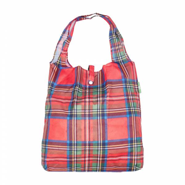 A34 Red Tartan Shopper x2