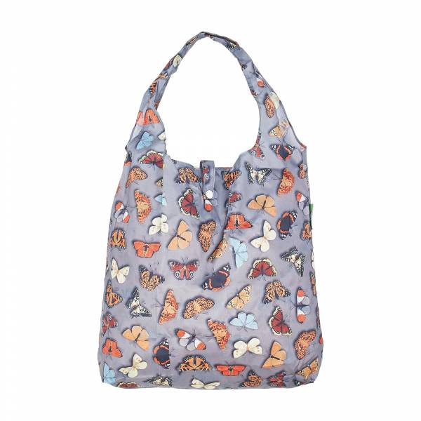 A41 Grey Wild Butterflies Shopper x2