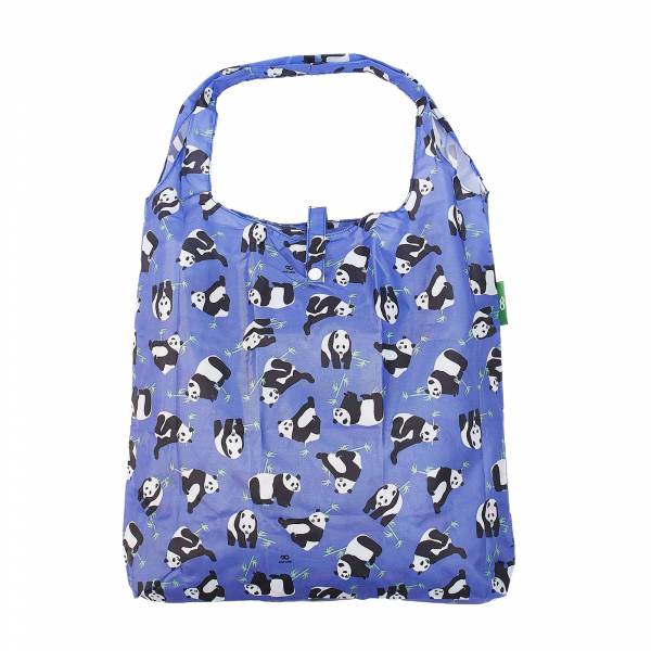 A43 Blue Panda Shopper x2