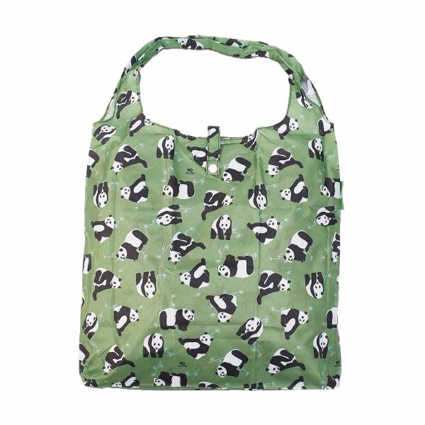 A43 Green Panda Shopper x2