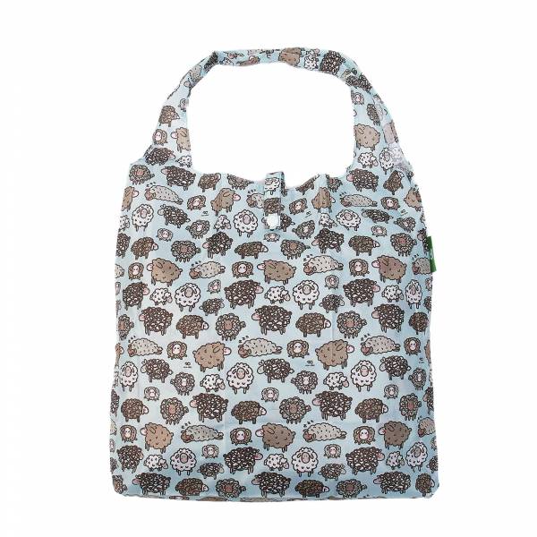 A44 Blue Cute Sheep Shopper x2