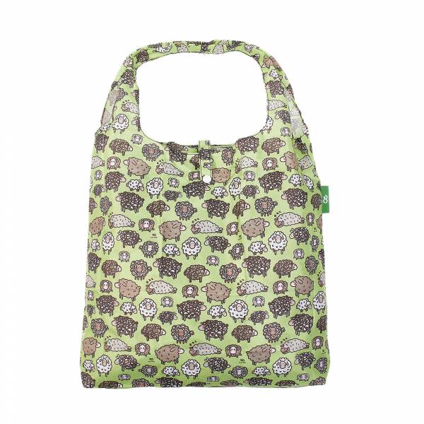 A44 Green Cute Sheep Shopper x2