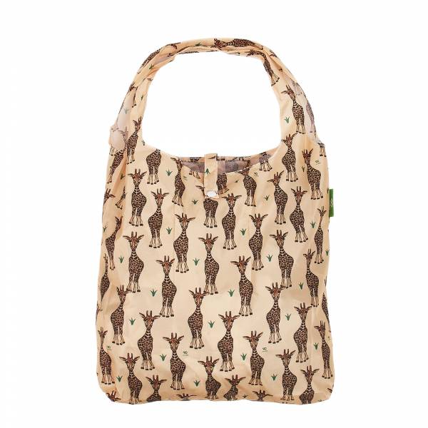 A52 Beige Giraffes Shopper x2