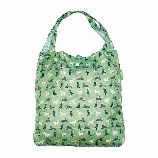 A70 Green Labradors Shopper x2