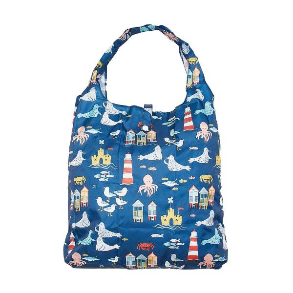 A73  Navy Seaside Shopper x2