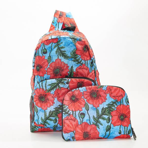 B09 Blue Poppies Backpack x2