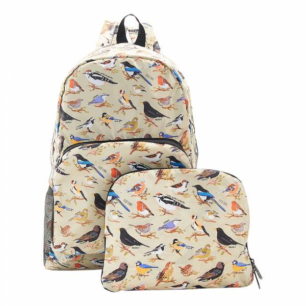 B16 Green Wild Birds Backpack x2