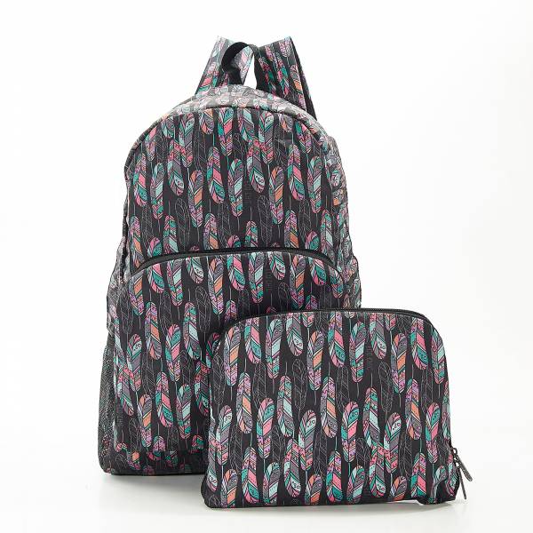 B21 Black Feather Backpack x2