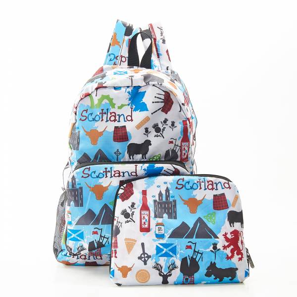 B22 White Scottish Montage Backpack x2