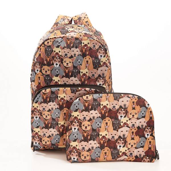 B37 Black Stacking Dogs Backpack x2