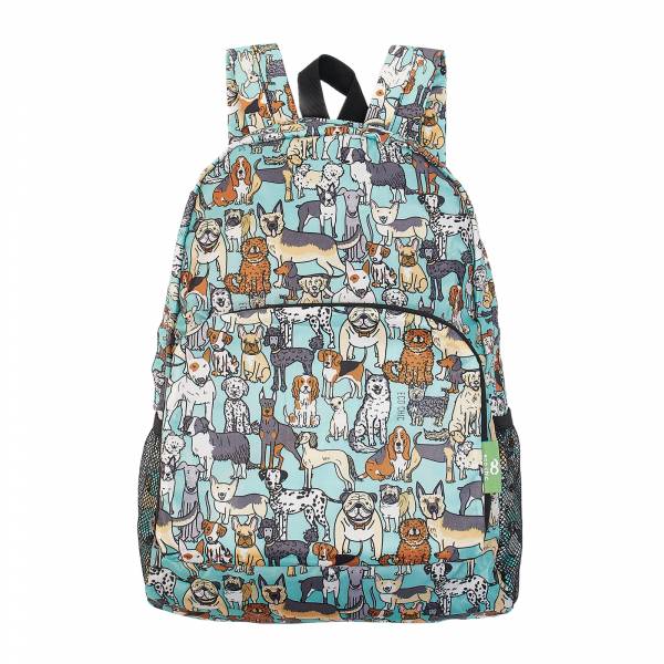 B39 Teal Dogs Backpack Backpack