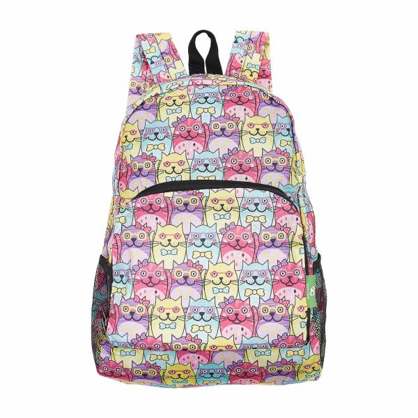 B58 Multiple Glasses Cat Backpack x2