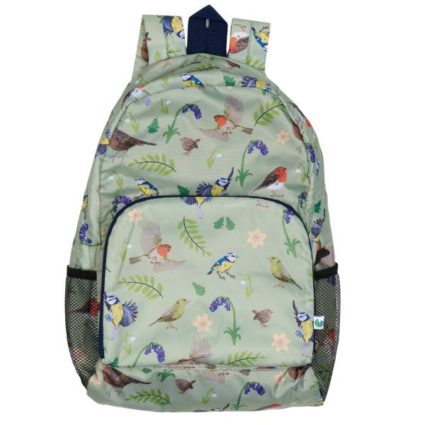 B75 RSPB Green Bird Backpack x2