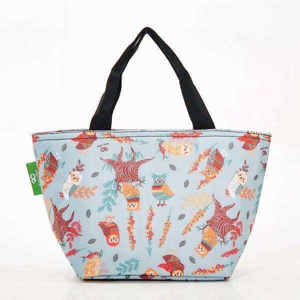 C07 Blue Owl Lunch Bag x2
