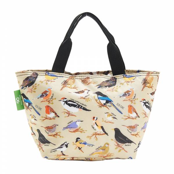 C17 Green Wild Birds Lunch Bag x2