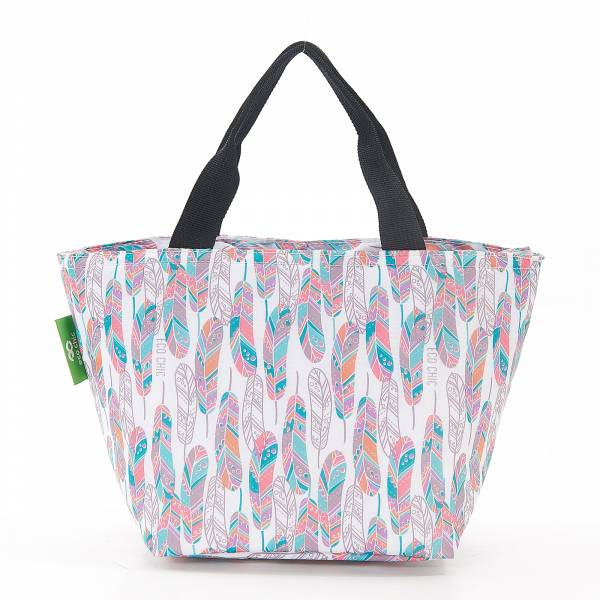 C21 White Feather Lunch Bag x2