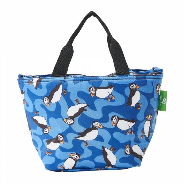 C28 Blue Puffin Lunch Bag x2