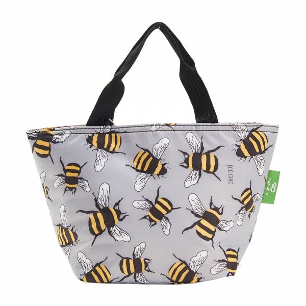 C29 Grey Bees Lunch Bag x2