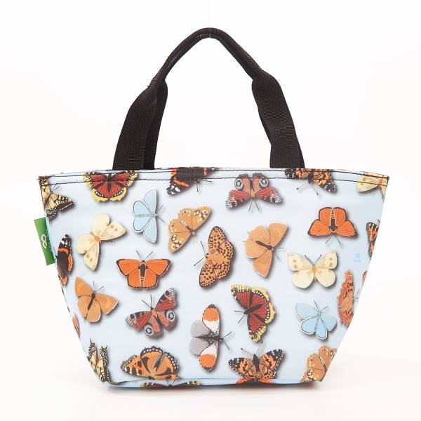 C37 Blue Wild Butterflies Lunch Bag x2