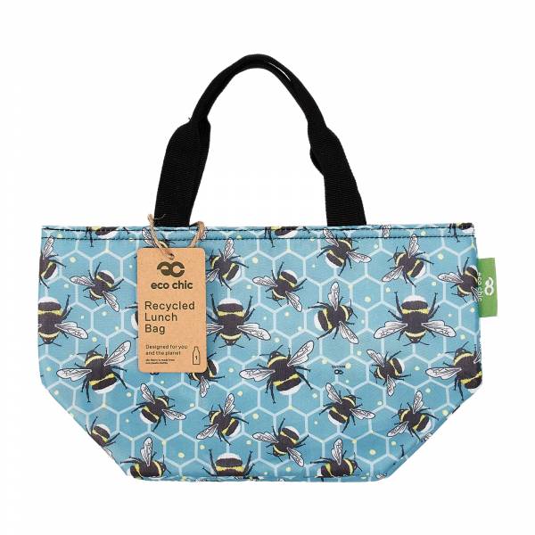 C40 Blue Bumble Bee Lunch Bag
