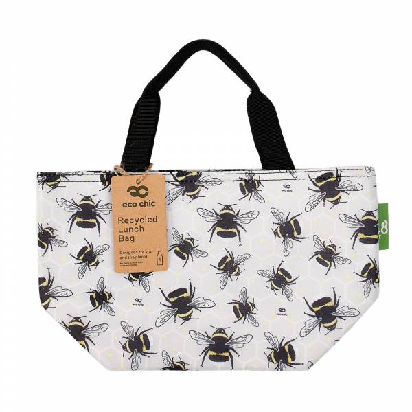 C40 Grey Bumble Bee Lunch Bag x2