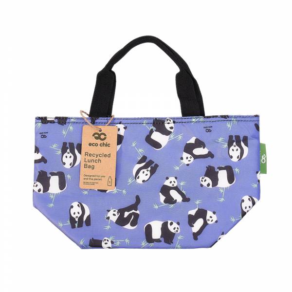 C41 Blue Panda Lunch Bag x2