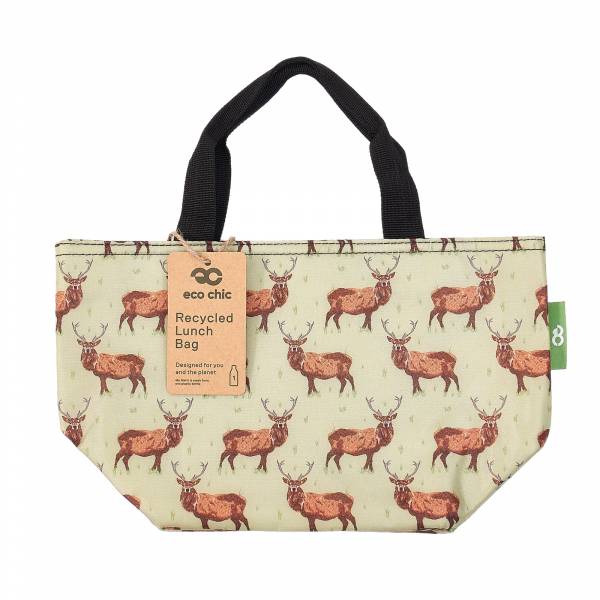 C44 Green Stags Lunch Bag x2