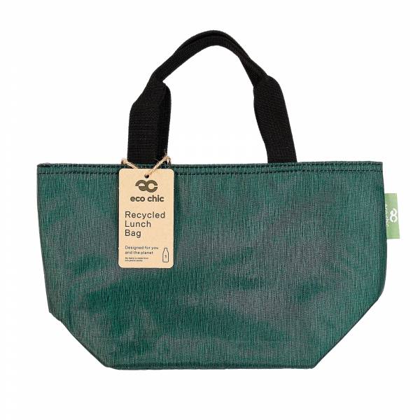 C48 Pine Green Lunch Bag x2